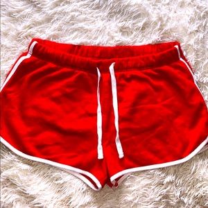Red Lifeguarding/ Pajama shorts